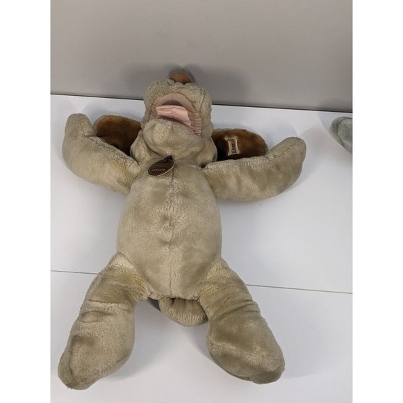 WRINKLES the DOG Vintage 80s Dog Puppets Lot of Two 15" WORKS - Picture 9 of 16